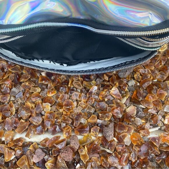 Upcycled Prada Black/Iridescent Fanny Pack/Bum Bag. EUC! - Picture 5 of 6